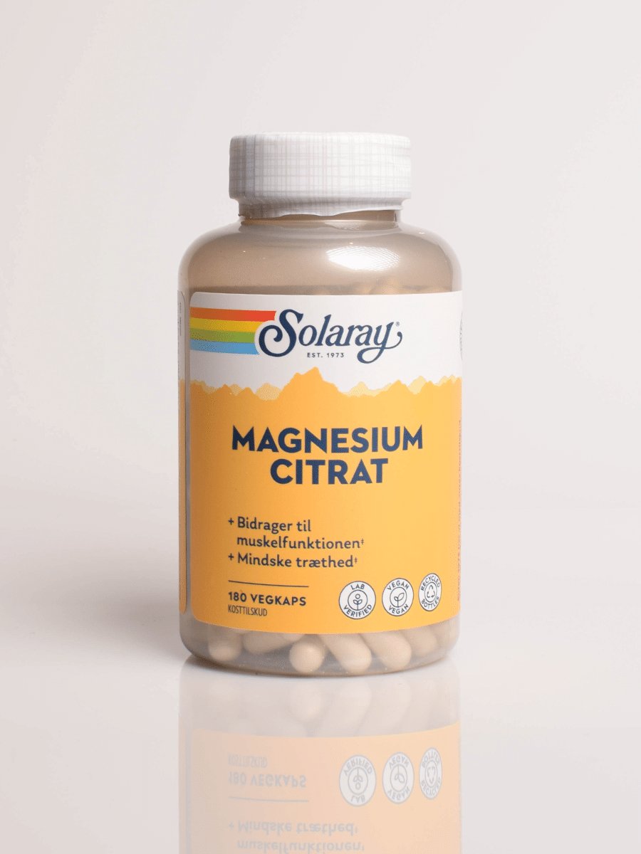 Magnesium Citrat Solaray (180 kapslar)