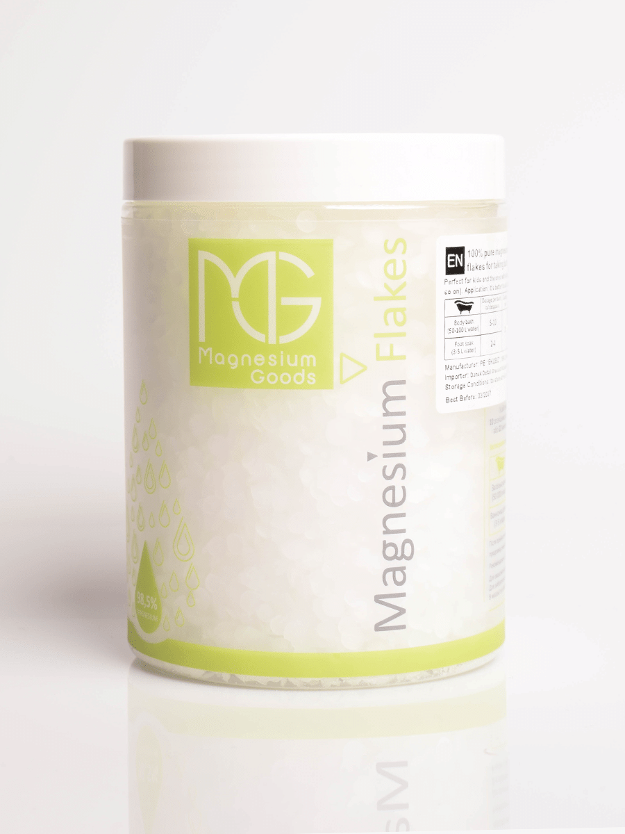Magnesiumflingor för bad 800 gram