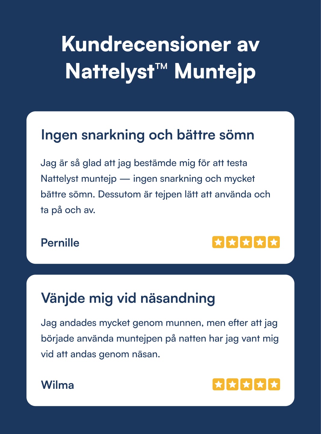 Nattelyst™ Muntejp