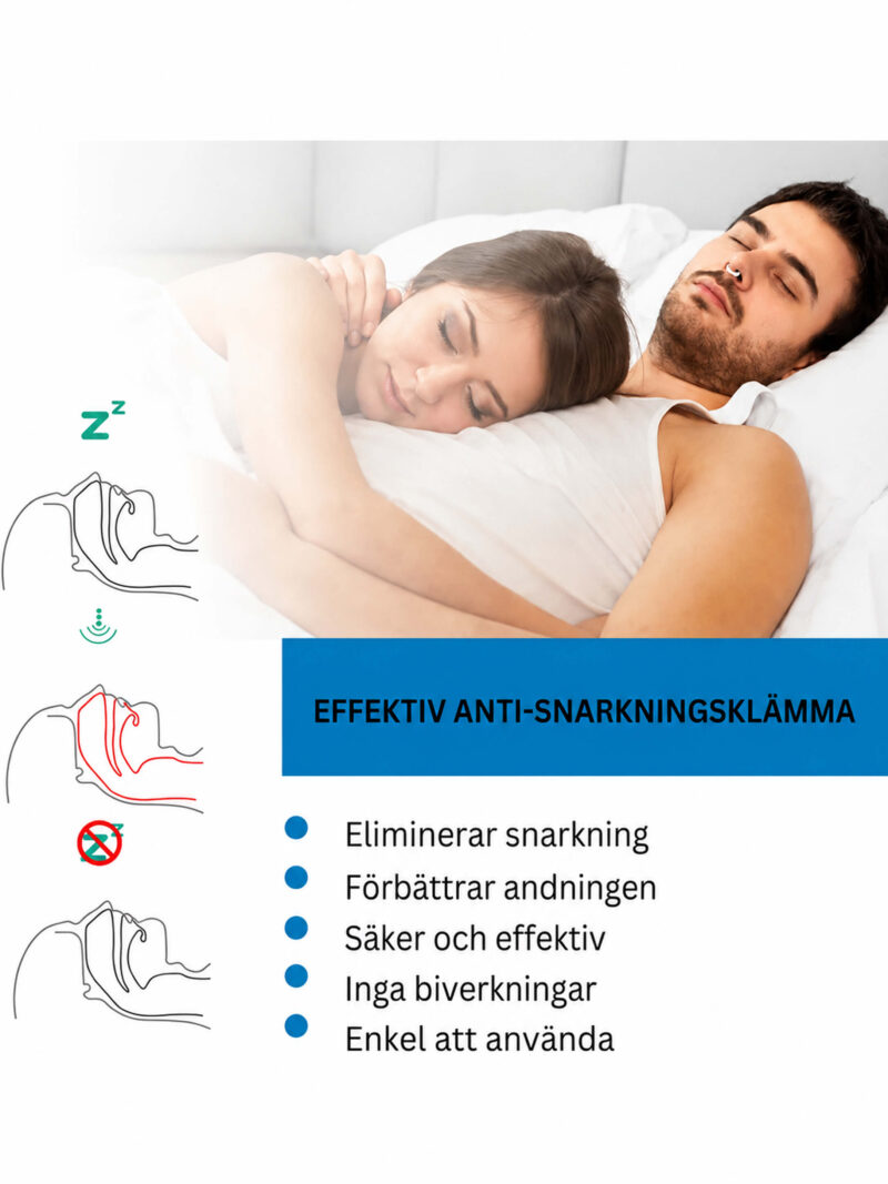 Snarknäsklämma (4-Pack)