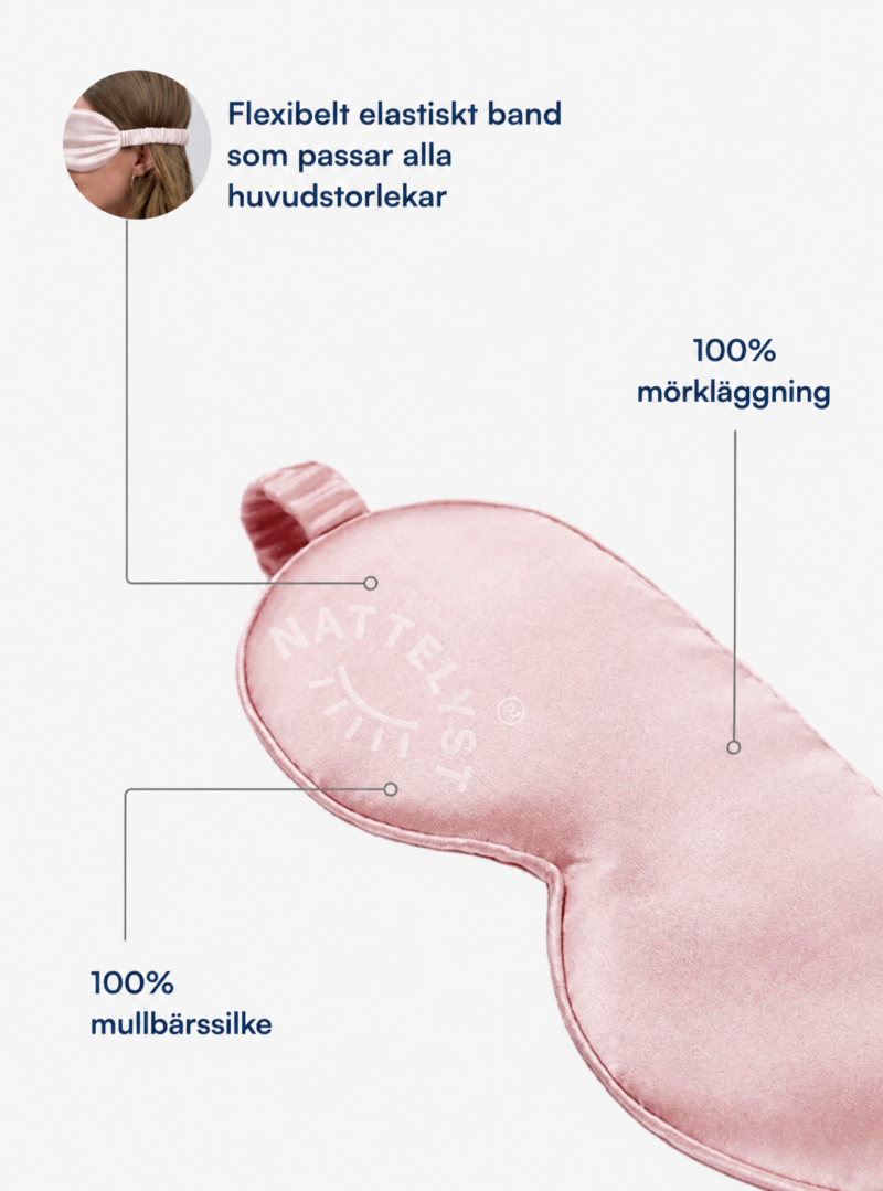 Rosie Sovmask (100% Mullbärssiden)