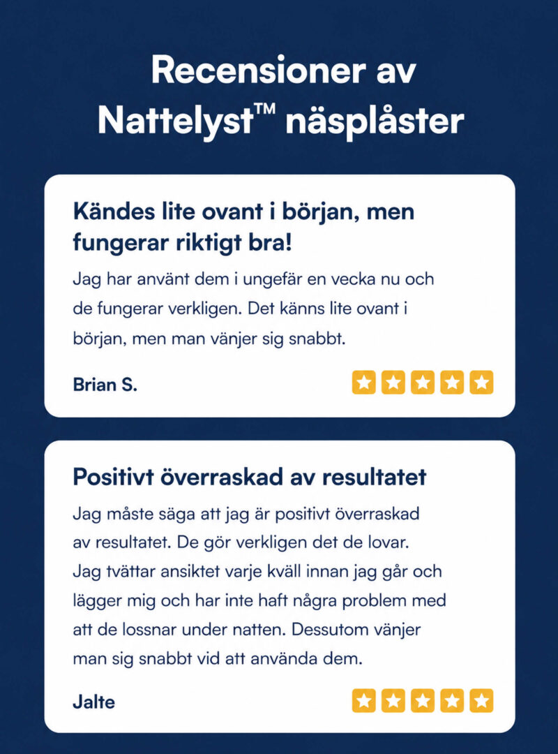 Nattelyst™ Nässtrips