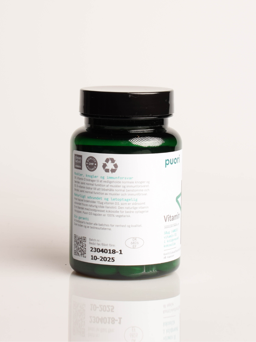 Vitamin D3 10mcg i kokosolja