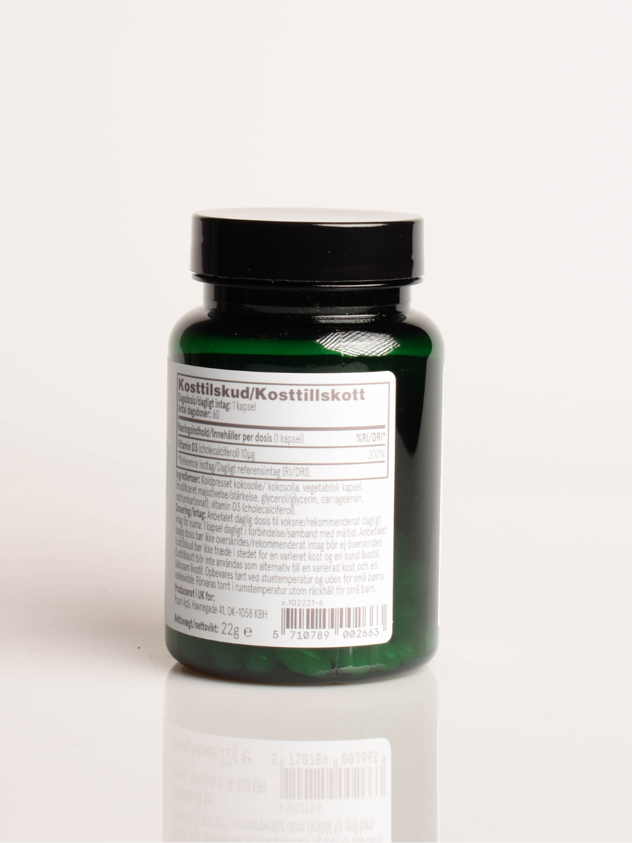 Vitamin D3 10mcg i kokosolja