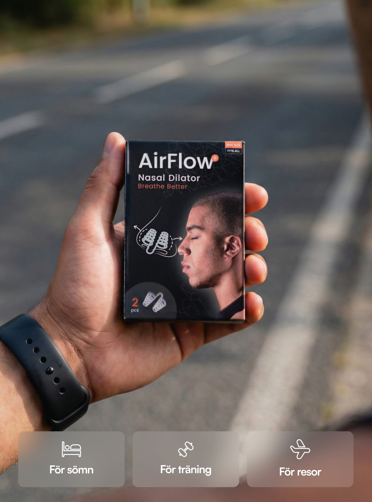 AirFlow+ (Näsvidgare)