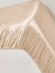 100% Mullbärssiden Kuvertlakan (OEKO-TEX) Beige