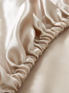 100% Mullbärssiden Kuvertlakan (OEKO-TEX) Beige