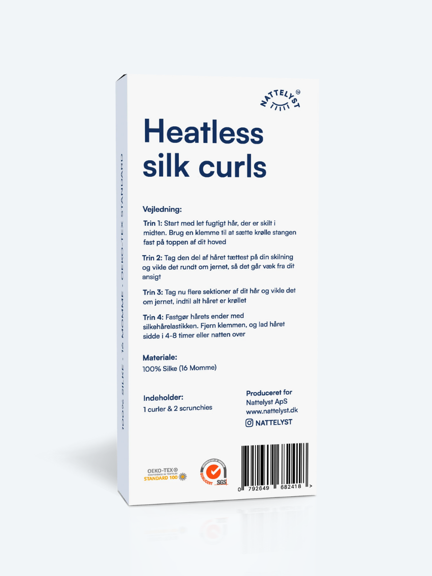 Heatless Silk Curls (OEKO-TEX) Mullbärssiden