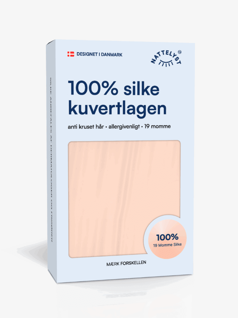100% Mullbärssiden Kuvertlakan (OEKO-TEX) Beige