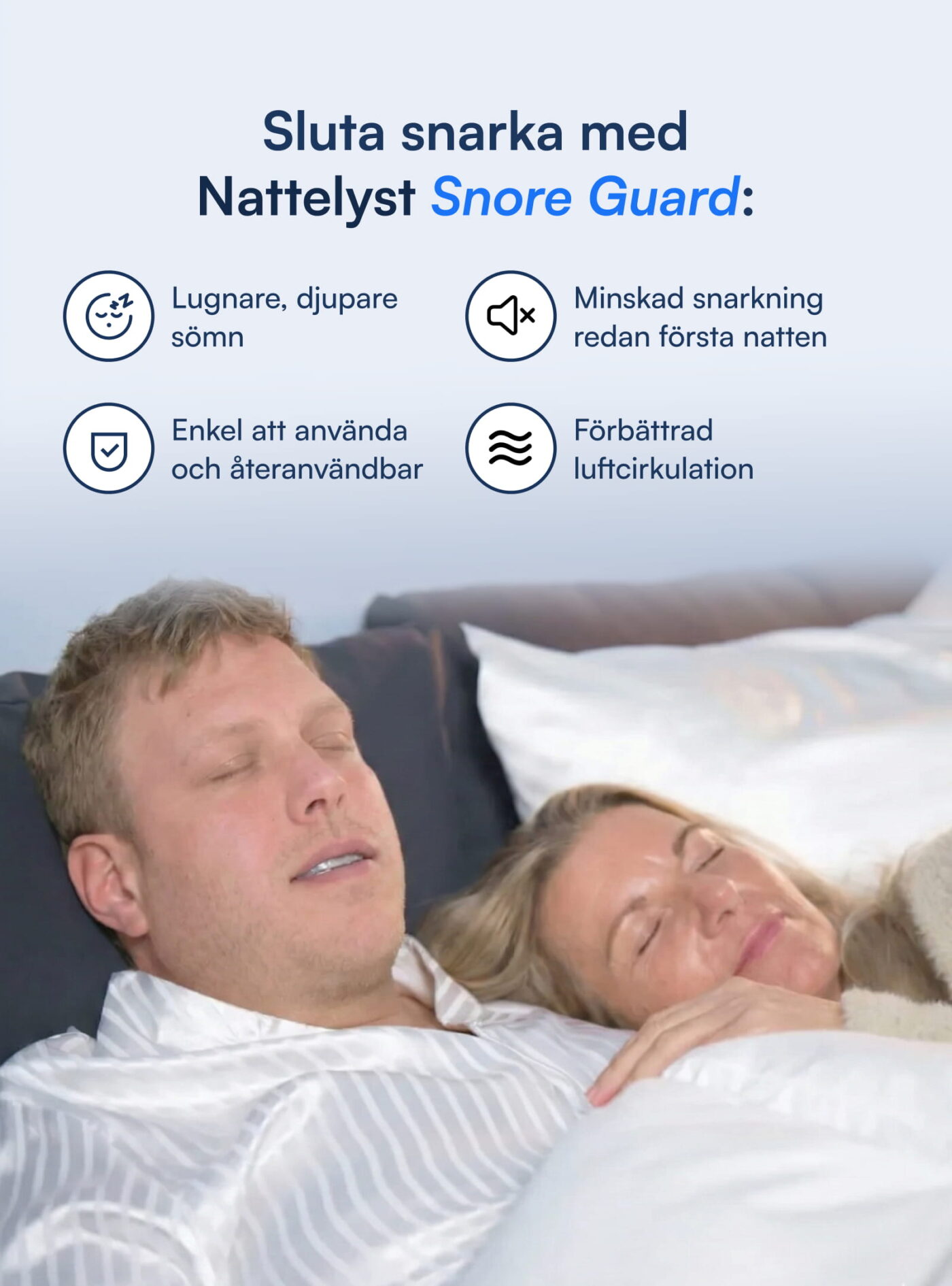 Snore Guard (Bettskena mot snarkning)