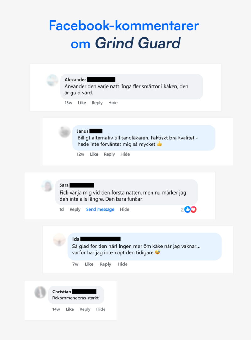 Bettskena mot tandgnissling (Grind Guard)
