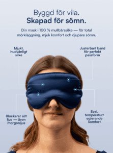 Vincent Sovmask (100% Mullbärssiden)