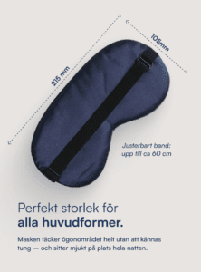 Siden Sovmask (100% Mullbärssiden)