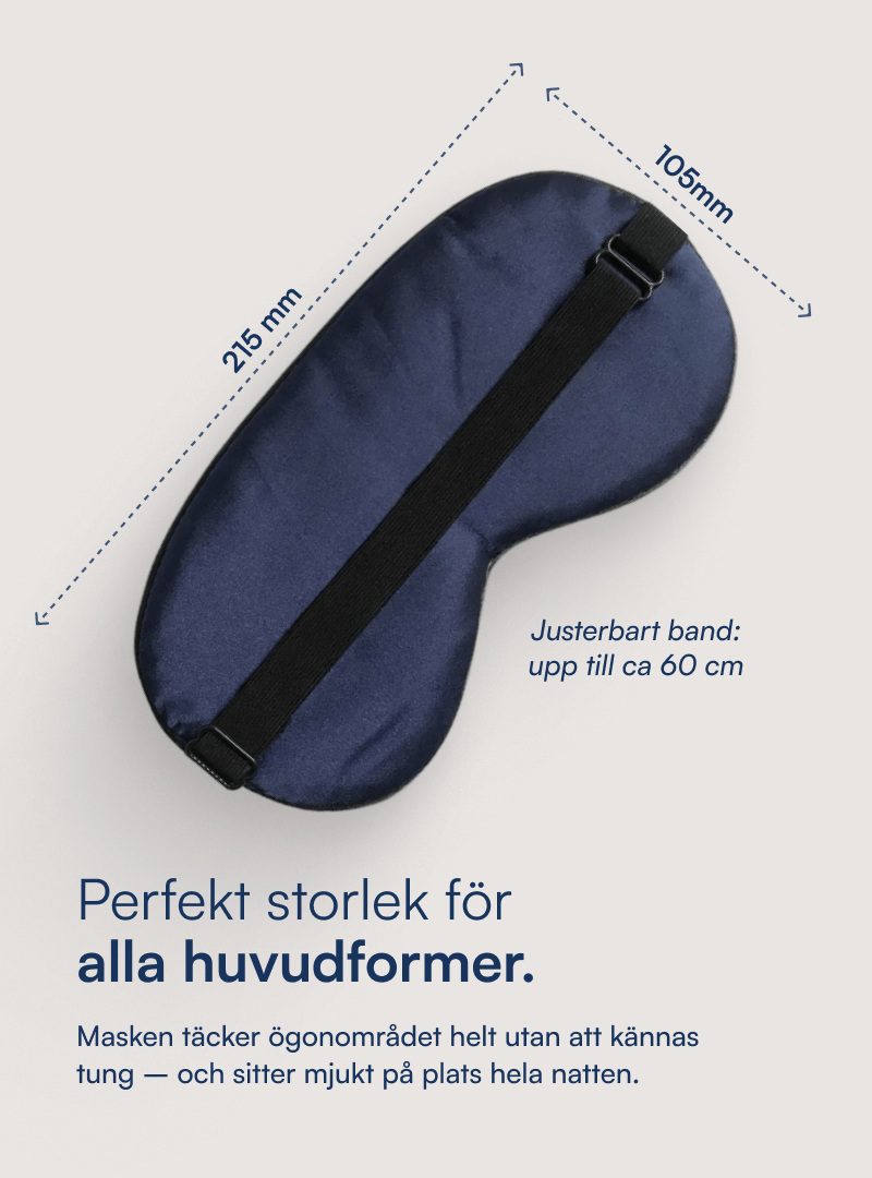 Siden Sovmask (100% Mullbärssiden)
