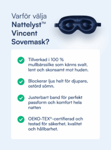 Vincent Sovmask (100% Mullbärssiden)