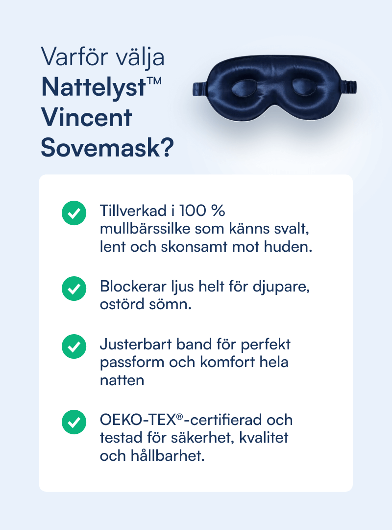 Vincent Sovmask (100% Mullbärssiden)