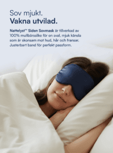 Siden Sovmask (100% Mullbärssiden)