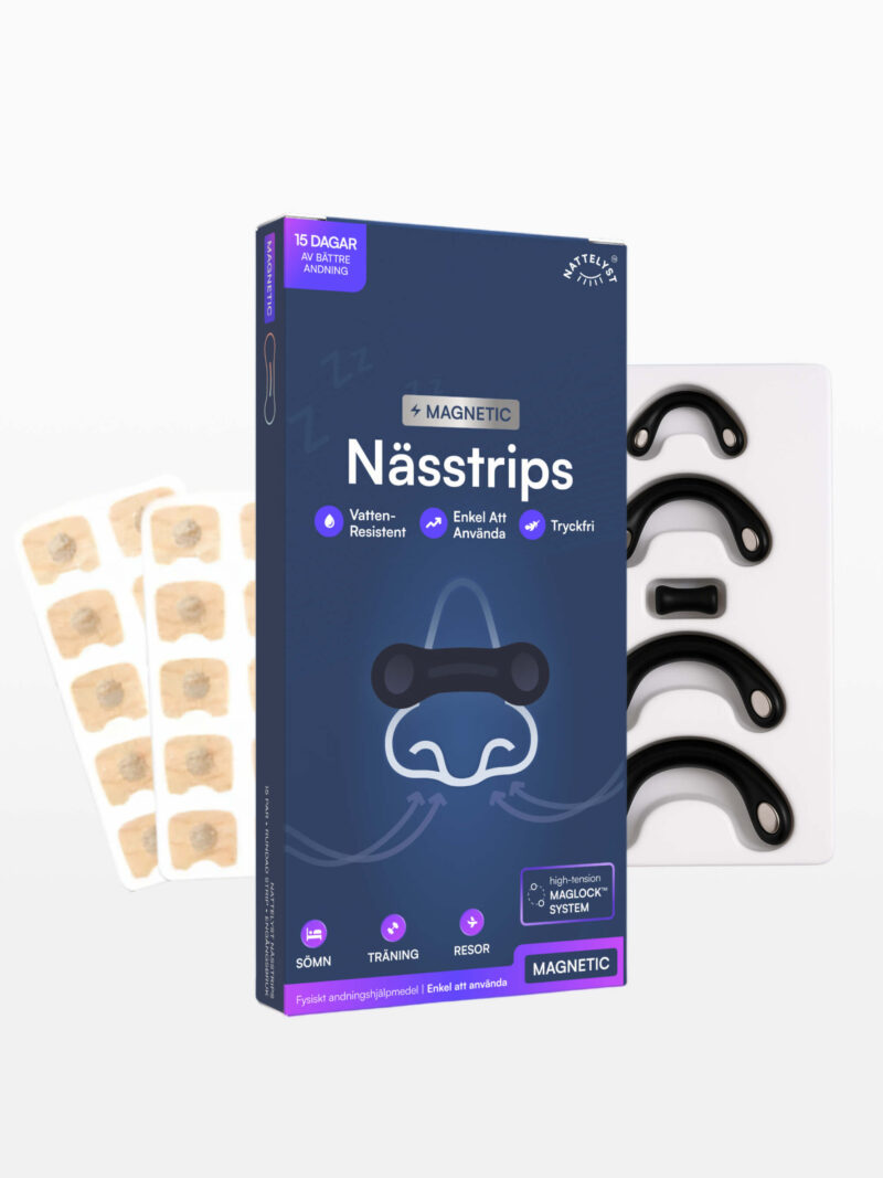 Magnetiska Näsremsor (Bättre Andning) Nattelyst™