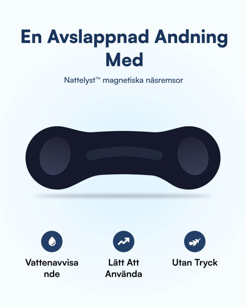 Magnetiska Näsremsor (Bättre Andning) Nattelyst™