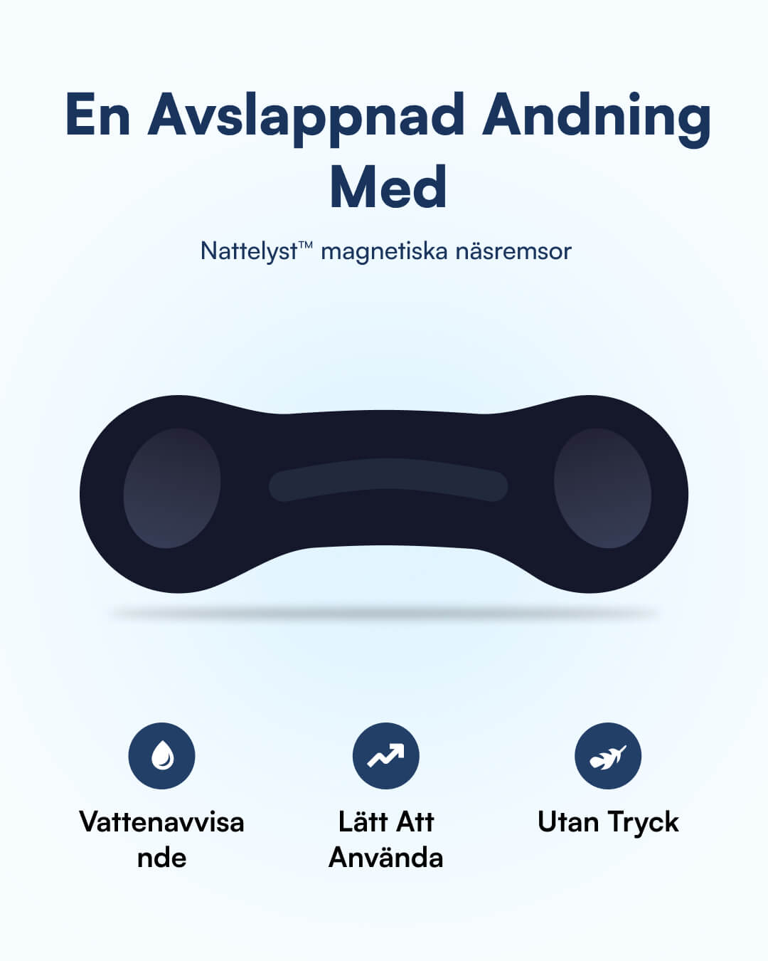 Magnetiska Näsremsor (Bättre Andning) Nattelyst™