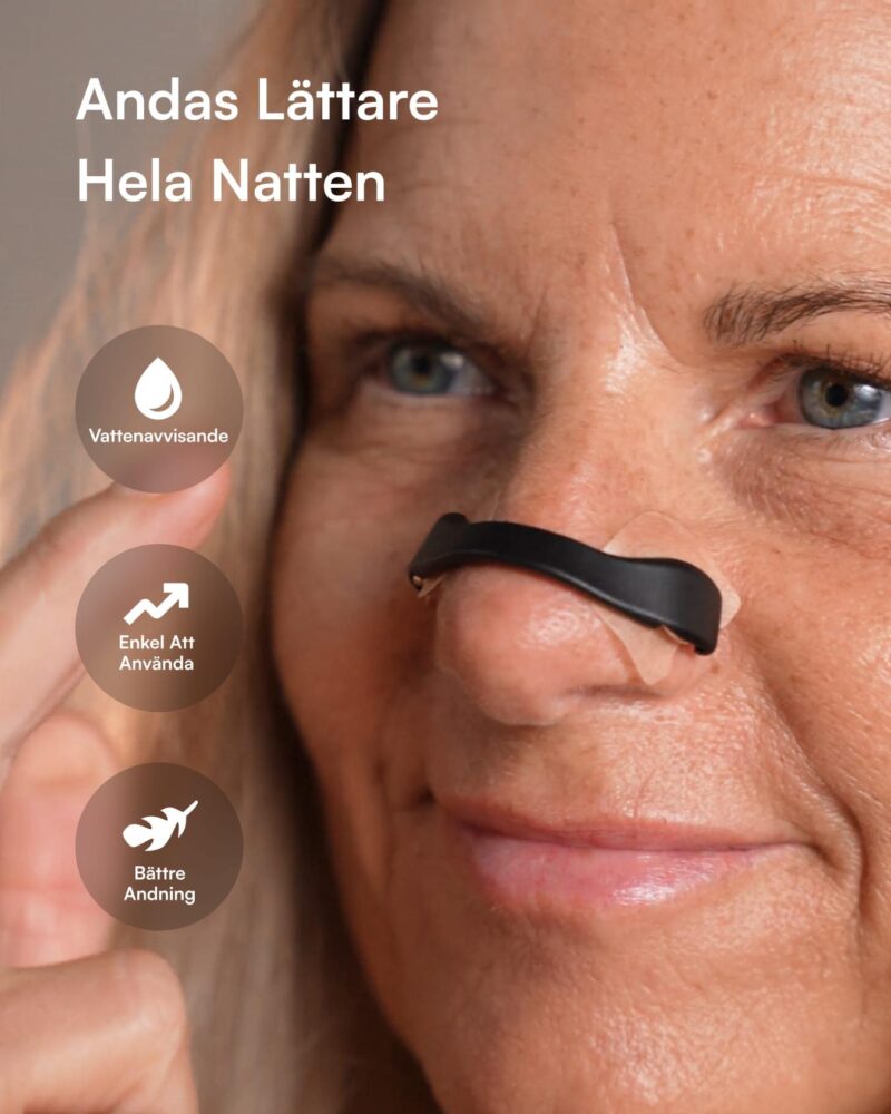 Magnetiska Näsremsor (Bättre Andning) Nattelyst™