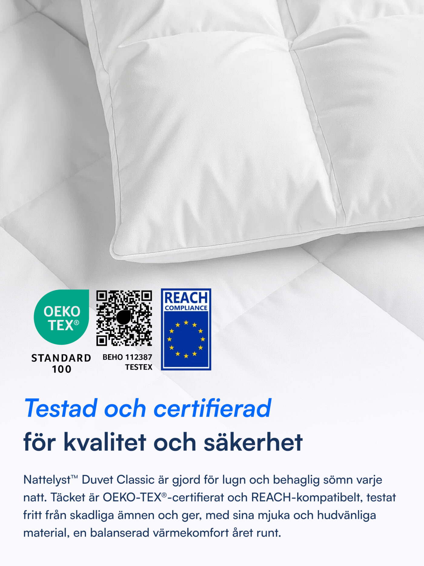 Nattelyst™ Helårstäcke (ekologisk bomull)