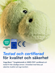 Benny (Grön Drake Tyngdgosedjur) Vugg Bears™