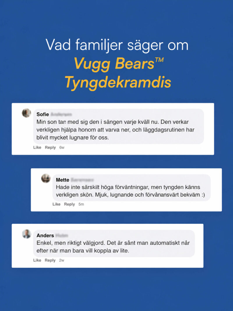 Buddy (Sengångare Tyngdgosedjur) Vugg Bears™