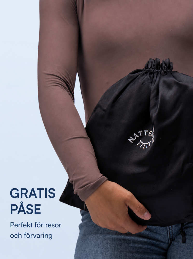 Nackkudde 100% Mullbärssiden (OEKO-TEX) Grå